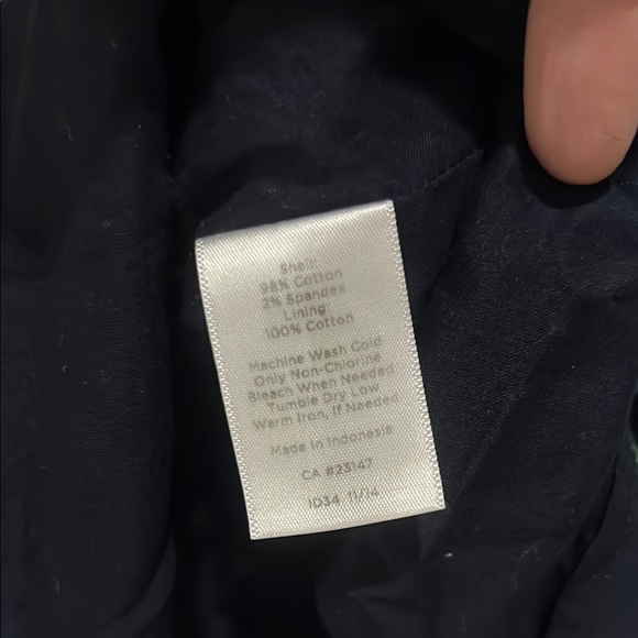 Talbots Blue Asymmetrical Blue Floral Print Sleeveless Dress - Picture 5 of 6